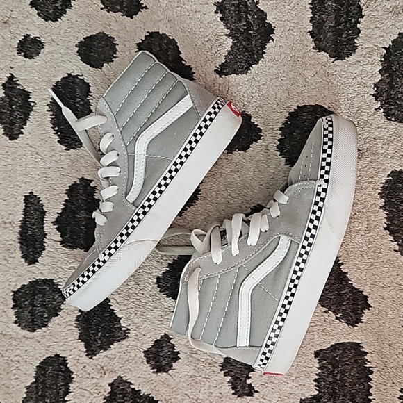 Vans Other - Vans Old Skool Ska-Hi Gray Suede Canvas Shoes Size 1